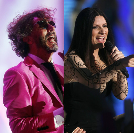 Fito Páez y Laura Pausini Fito Páez y Laura Pausini
